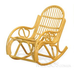 Кресло-качалка с подушкой Calamus Rotan 0504